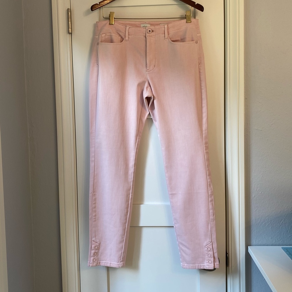 J.Jill Authentic Fit Pink Jeans, size 10
